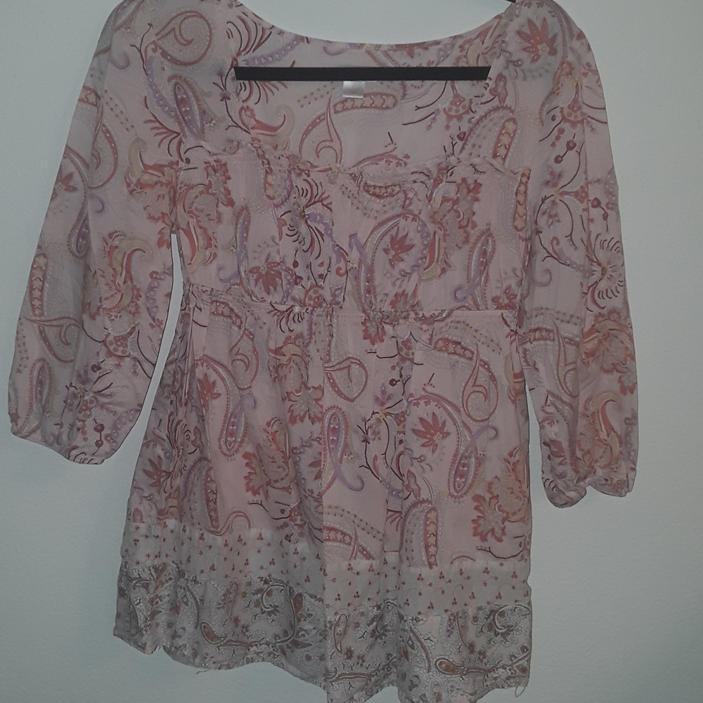 Pink lightweight top
